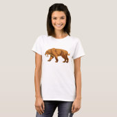 Sabeltandkat T-shirt (Voorkant volledig)