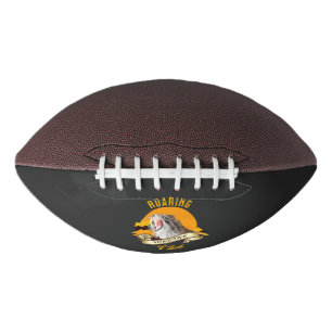 Sabeltandtijger Retro Zonsondergang Avonturenclub American Football