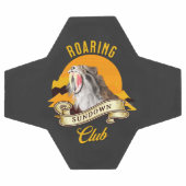 Sabeltandtijger Retro Zonsondergang Avonturenclub Voetbal (Enkel)