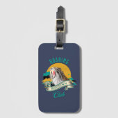 Sabeltandtijger Roaring Sundown Club Bagagelabel (Voorkant (verticaal))