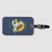 Sabeltandtijger Roaring Sundown Club Bagagelabel (Voorkant (horizontaal))