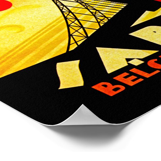 Sabena Art Deco Compass Poster (Hoek)