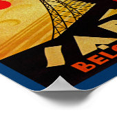 Sabena Art Deco Compass Poster (Hoek)