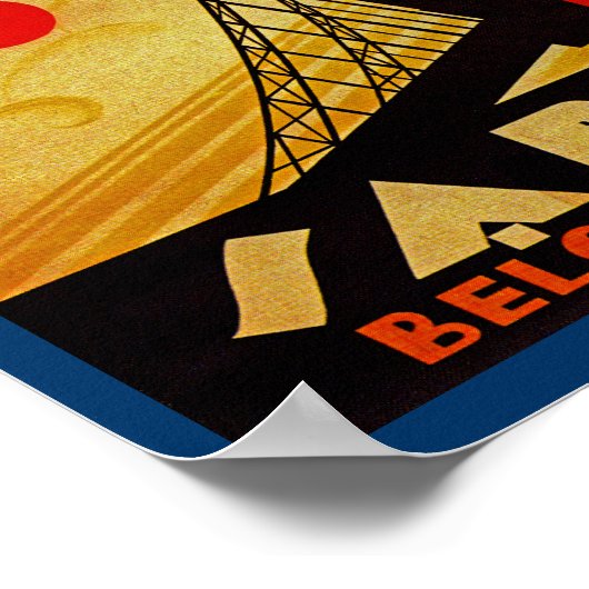 Sabena Art Deco Compass Poster (Hoek)