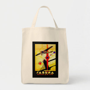 Sabena Art Deco Compass Tote Bag