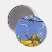 Sabena ~ Belgique Congo Magneet (Voorkant / Achterkant)