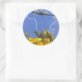 Sabena ~ Belgique Congo Ronde Sticker (Tas)