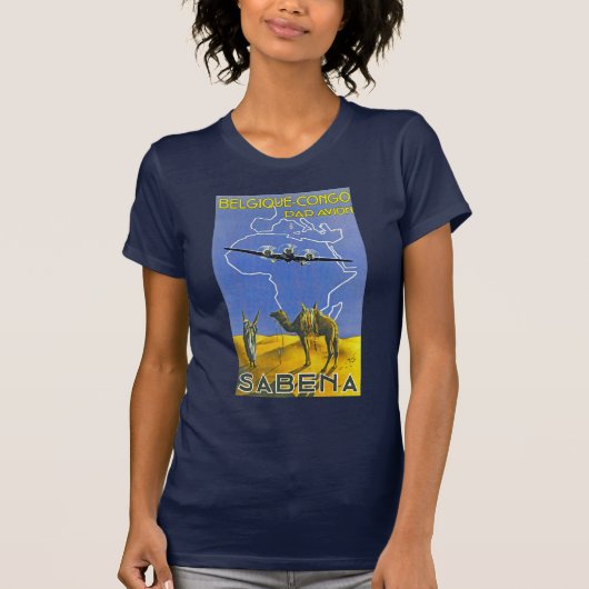 Sabena ~ Belgisch Congo T-shirt (Voorkant)