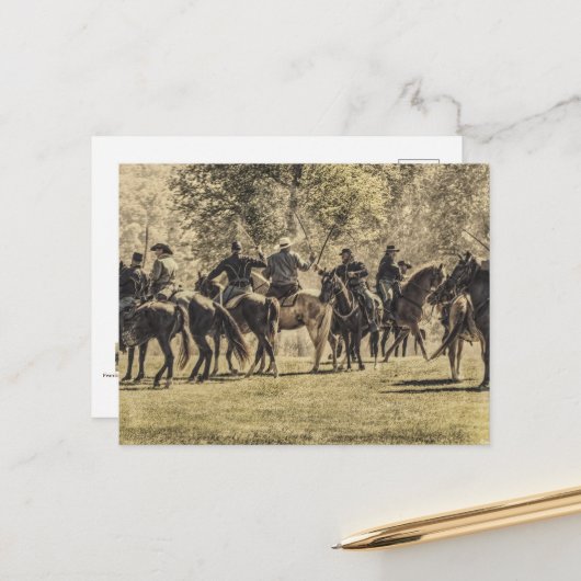 Saber Battle Briefkaart (Voorkant / Achterkant in situ)