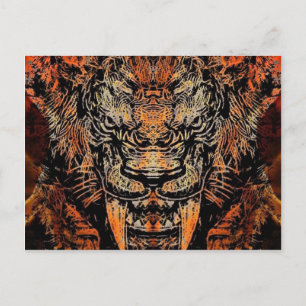 Saber Tooth Briefkaart