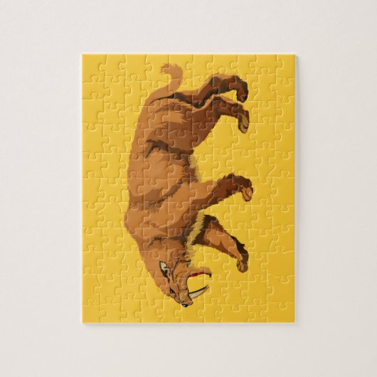 Saber Tooth Cat Legpuzzel (Verticaal)