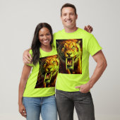 Saber-Tooth Tiger Hi-Vis Work T-shirt (Unisex)