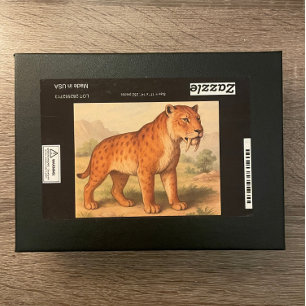 Saber-Tooth Tiger Natuurlijke geschiedenis Puzzel