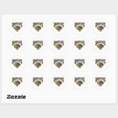 Sabercats Jeugd Football & Cheer Ronde Sticker (Vel)