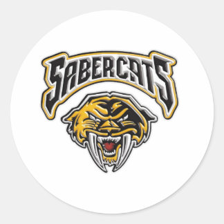 Sabercats Jeugd Football & Cheer Ronde Sticker