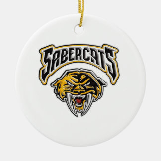 Sabercats Youth Football & Cheer Keramisch Ornament