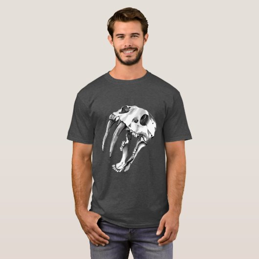 Sabertooth Cat T-shirt (Voorkant volledig)
