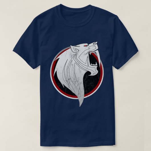 Sabertooth Tijger  Logo T-shirt (Design voorkant)