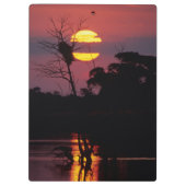 Sabi River bij Sunset, Nationaal Park Kruger Klembord (Achterkant)