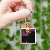 Sabi River bij Sunset, Nationaal Park Kruger Sleutelhanger (Hand)