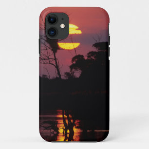 Sabi Rivier bij zonsondergang, Kruger Nationaal Pa iPhone 11 Hoesje