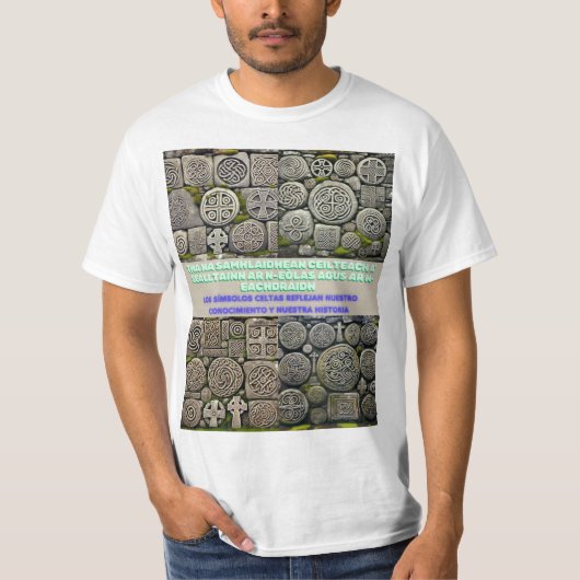 Sabiduría Celta: Símbolos y Conocimiento T-shirt (Voorkant)