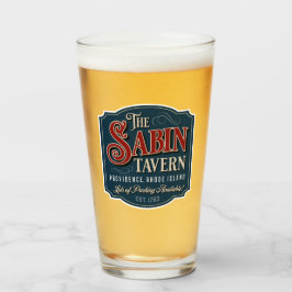 Sabin Tavern herdenkingstrommel Glas