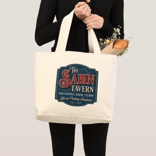 Sabin Tavern - Jumbo Tas! Grote Tote Bag (Voorkant (product))