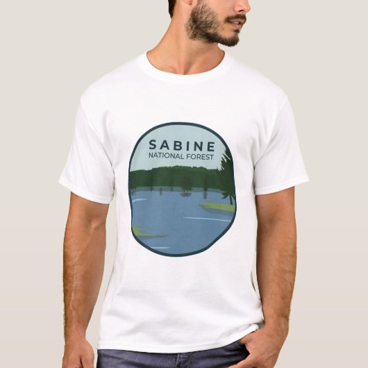 Sabine National Forest T-shirt (Voorkant)