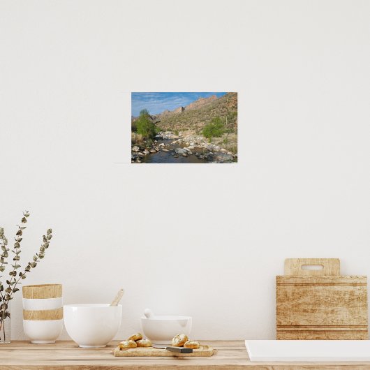 Sabino Canyon Evening Poster (Keuken)
