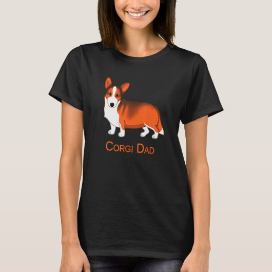 Sable Cardigan Welsh Corgi Corgi T-shirt (Voorkant)