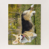 Sable Cardigan Welsh Corgi Dog Legpuzzel (Verticaal)