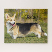 Sable Cardigan Welsh Corgi Dog Legpuzzel (Horizontaal)