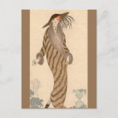 Sable Coat George Barbier Briefkaart (Voorkant)