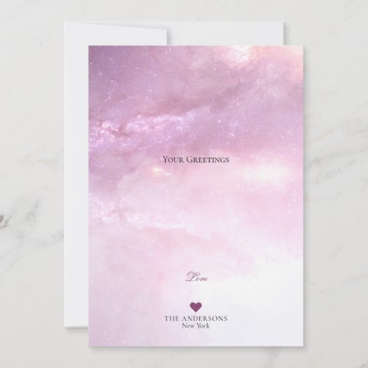 Sable Collie Angel Heaven - Pet Loss Sympathy Card (Achterkant)