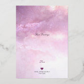 Sable Collie Angel - Pet Loss Sympathy Folie Kaart (Achterkant)