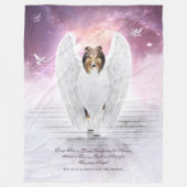 Sable Collie Guardian Angel, Stairs to Heaven - Fleece Deken (Voorkant)