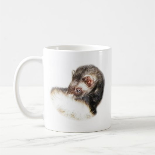 Sable Ferret Afbeelding Koffiemok (Links)