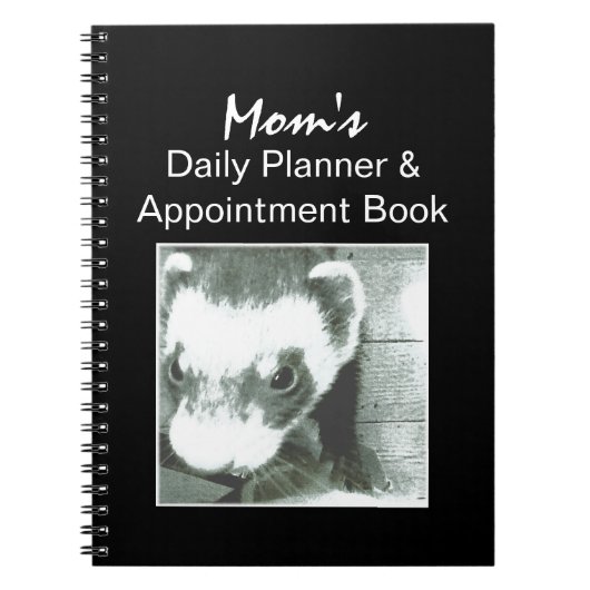 Sable Ferret Afbeelding Notitieboek (Voorkant)