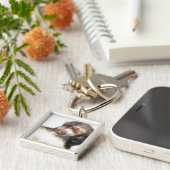 Sable Ferret Afbeelding Sleutelhanger (Zijkant)