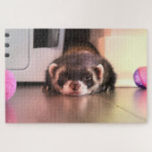 Sable Ferret Pouting Legpuzzel (Horizontaal)