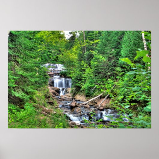 Sable Herfsten, Pictured Rocks Nat'l Lakeshore, MI Poster (Voorkant)