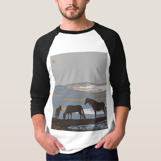 Sable Island Horse T-shirt (Voorkant)