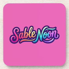Sable Noon - Basislogo Bier Onderzetter