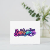 Sable Noon - Basislogo Briefkaart (Staand voorkant)