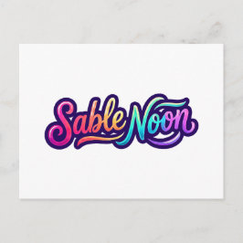Sable Noon - Basislogo Briefkaart