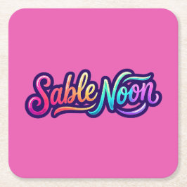 Sable Noon - Basislogo Kartonnen Onderzetters