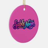 Sable Noon - Basislogo Keramisch Ornament (Rechts)