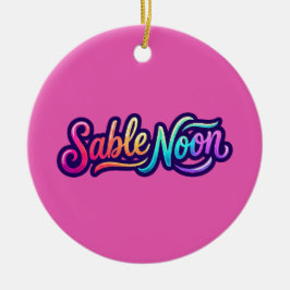 Sable Noon - Basislogo Keramisch Ornament