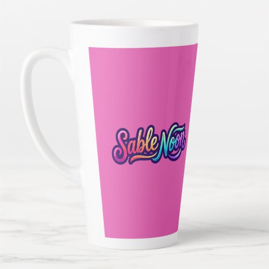 Sable Noon - Basislogo Latte Mok (Links)